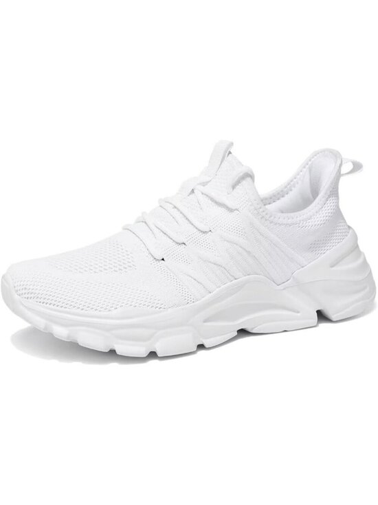 Other - Men's White Lightweight Non Slip Resistant Athletic Sports Walking Sneaker